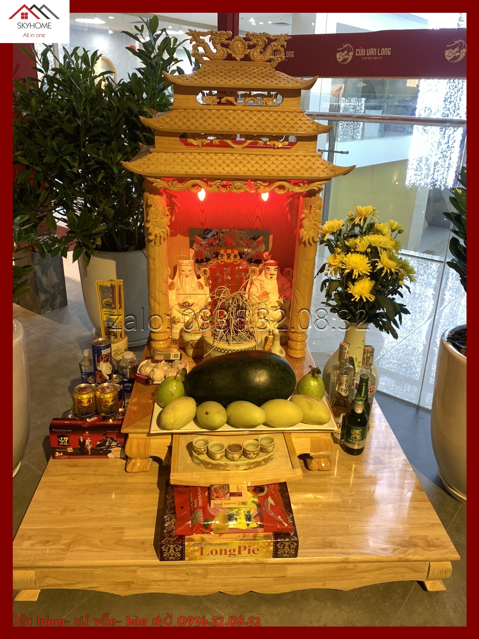 Hướng ban thờ Thần Tài tuổi Ất Hợi 1995